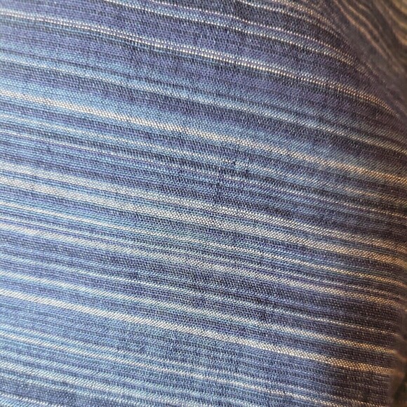 Foundry Men's Sz 2XL Blue Striped Short Sleeve Button Up Shirt 100% Cotton, NEW! - Picture 8 of 9